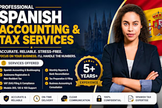 handle spanish accounting, autónomo registration and non resident tax