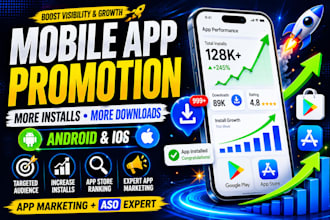 do mobile app promotion app installs android ios app marketing and aso