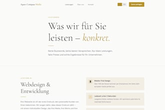 design and build your interactive website or landing page