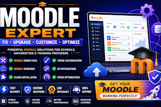 fix moodle customize moodle upgrade moodle and optimize moodle lms
