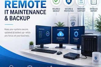 be your remote IT support 4 weekend computer or server infrastructure with docs