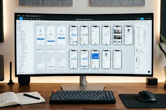 do figma user interface, ui ux app dashbaord, app prototype, figma website