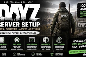 do dayz server setup, dayz mod, dayz scripting, dayz assets, dayz clothing