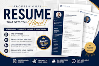 write ats resume, cover letter, federal resume professional senior CV writing