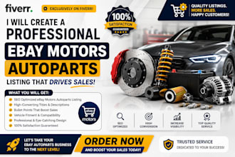 manage your ebay motors store and auto parts listing