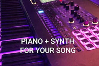 record emotional piano, synth, and keyboard parts for your song