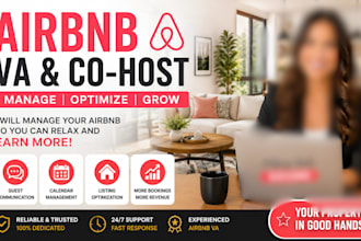 be your airbnb virtual assistant, airbnb cohosting