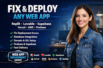 fix replit deployment lovable web app supabase aws website netlify firebase bolt