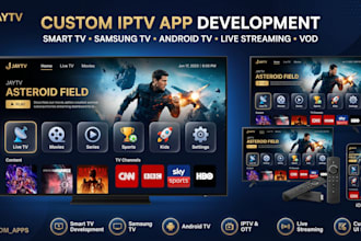 iptv app development in tivimate style smart tv live streaming app samsung tv