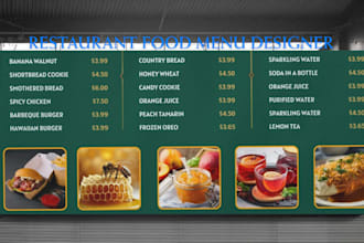 design menu design restaurant menu digital board food menu design menu
