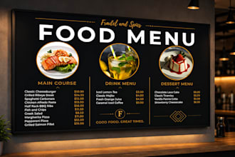 design restaurant menu food menu custom food menu design for restaurants