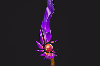 stylized props for video games