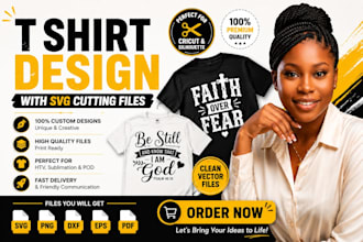make tshirt design with svg cutting files