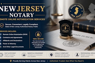 perform new jersey remote notarization for contracts and legal paperwork