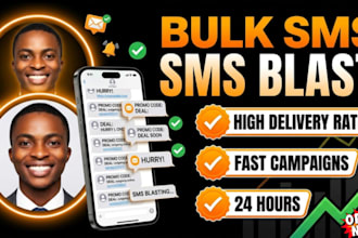 send bulk SMS marketing campaign text message or email blast and bulk sms