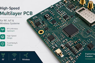 design multilayer high speed pcb for rf, iot, and advance wireless communication