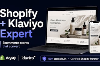 build and optimize your shopify ecommerce store with klaviyo integration