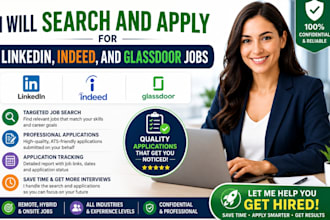 search and apply for linkedin indeed and glassdoor jobs