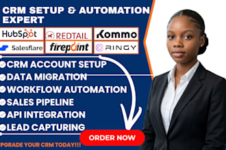 setup hubspot dashboard kommo redtail salesflare firepoint ringy CRM integration