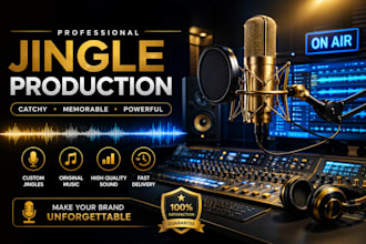 produce professional podcast jingles, youtube intro music and dj drops