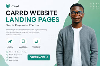 design carrd landing page carrd portfolio website redesign carrd landing page
