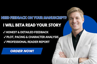 beta read any manuscripts, scripts or fiction novel, thriller beta reader