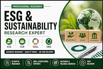 do esg sustainability csr sdg and ems research