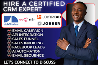 setup facebook roofing leads jobtread booking ai automation n8n jobnimbus CRM