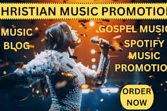 promote christian gospel worship music to organic listeners