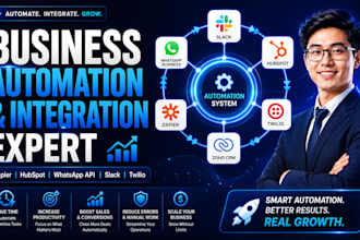 integrate whatsapp API slack manychat zoho CRM hubspot zapier automation
