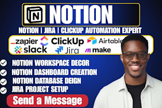notion workspace jira clickup slack airtable database notion calender automation