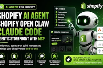 shopify ai agent shopify open claw claude code shopify agentic storefront