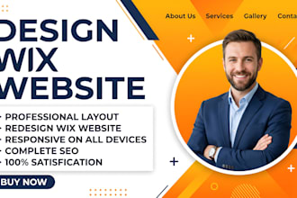 design a professional wix website or redesign wix website