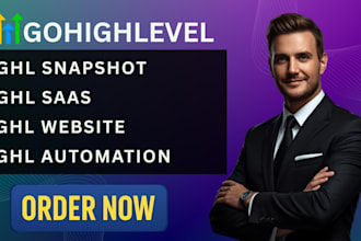 setup ghl snapshot, ghl automation, ghl saas, ghl workflow