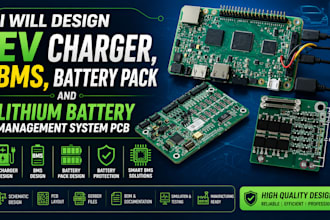 design ev charger bms battery pack and lithium battery management system pcb