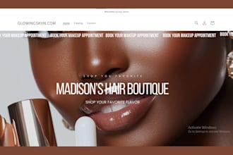 design skincare website beauty website skincare shopify store skincare store