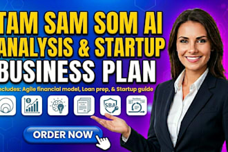 create tam sam som ai analysis startup guide business plan loan agile financial