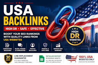 build USA backlinks on high DR websites