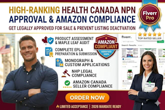 get health canada npn approval and amazon canada supplement compliance