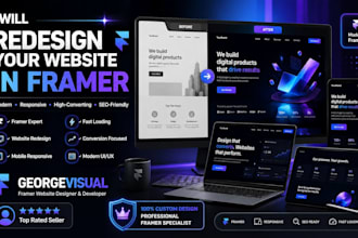 redesign your website in framer