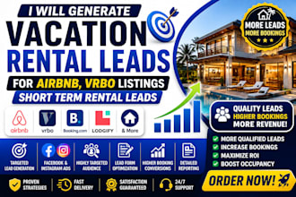 generate vacation rental leads for airbnb vrbo listing short term rental leads