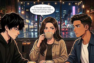 create ai comic books graphic novels and consistent characters