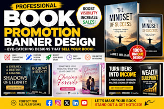 do organic  book promotion ,ebook marketing , kindle promotion , ebook banner