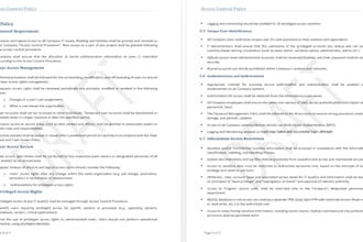 write information security policies and procedures