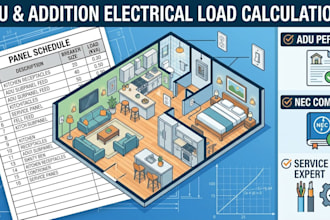 calculate electrical loads for adus