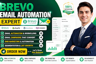 setup brevo email automation workflows campaigns and SMS flows