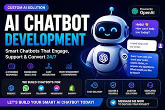build ai chatbot, gpt chatbot, custom chatgpt bot, llm application, ai website