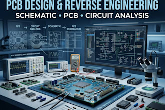 do pcb design, schematic and reverse engineering