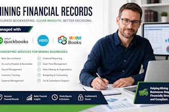 manage mining financial records with quickbooks, xero, and zoho books
