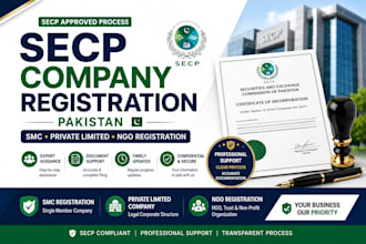 register your smc, private limited company or ngo with secp pakistan